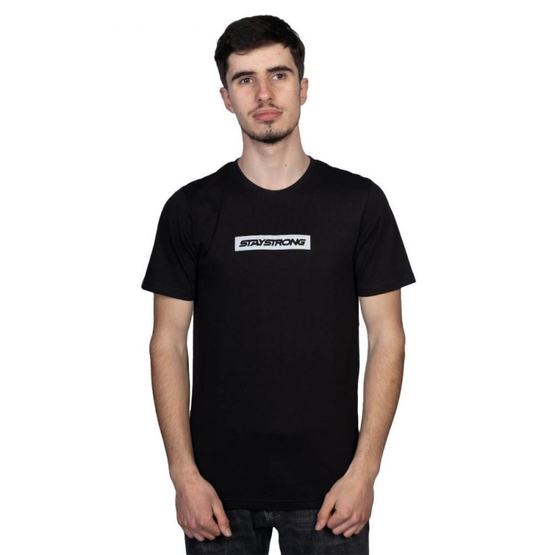 T-Shirt homme Staystrong® Word Box - Noir Bmx Race