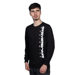 T-Shirt L/S Staystrong Icon Worldwide Black Bmx Race