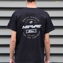 T-shirt homme Inspyre® Ride The Lightning - Noir Bmx Race