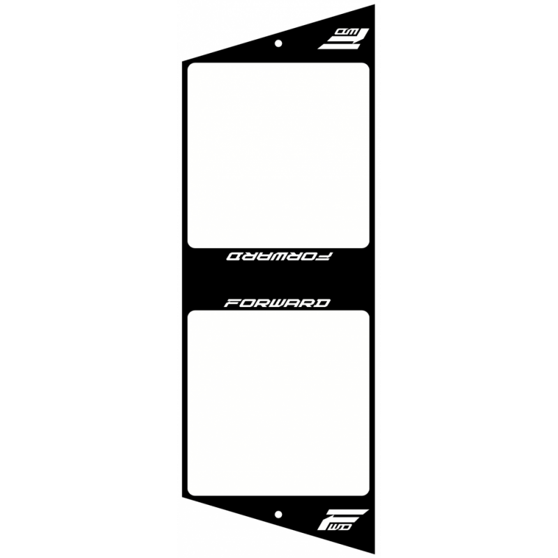 Plaque de cadre Forward® Xl - Noir Bmx Race