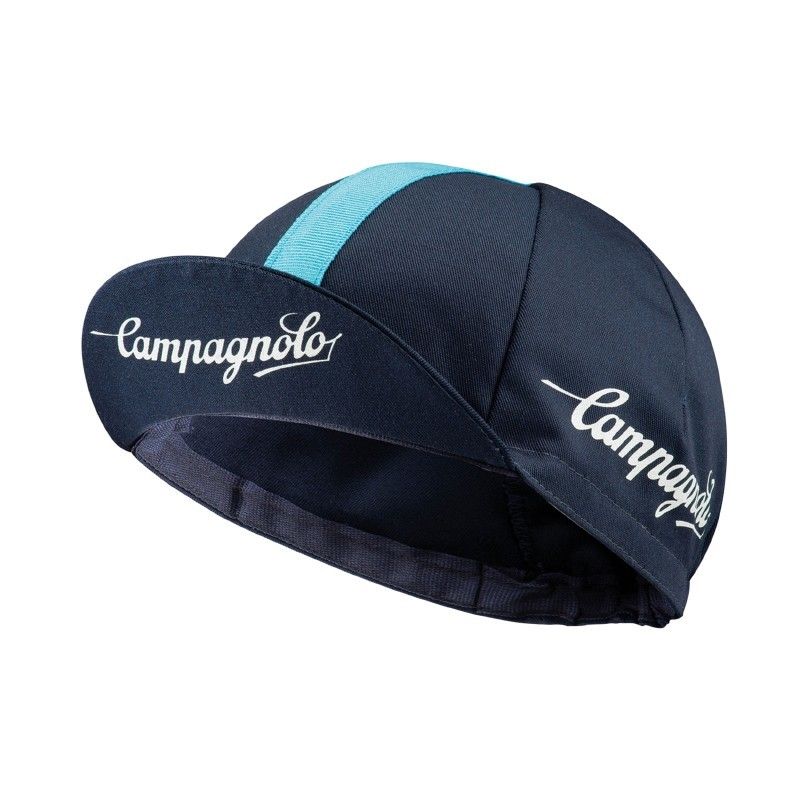 Casquette Velo Campagnolo Bleu Bmx Race