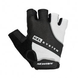 Gants de vélo Newton® Grip gel - Noir / blanc Bmx Race