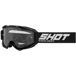 Masque Shot® Assault 2.0 Solid - Noir Brillant Bmx Race