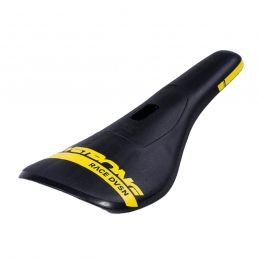 Selle BMX Staystrong® Race Dvsn Plastic - Noir/Jaune Bmx Race