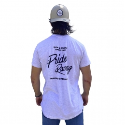 T-Shirt homme Pride® Style First Ash - Blanc Bmx Race