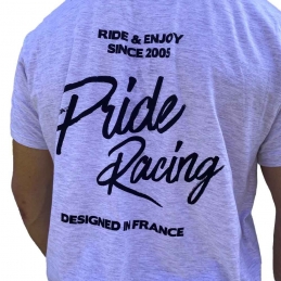 T-Shirt homme Pride® Style First Ash - Blanc Bmx Race