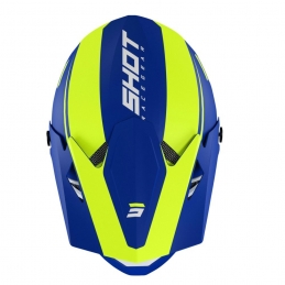CASQUE SHOT ROGUE UNITED BLUE/NEON YELLOW GLOSSY
