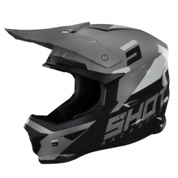 CASQUE SHOT FURIOUS CHASE BLACK/GREY GLOSSY