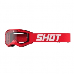 Masque Shot® Assault 2.0 Solid - Rouge Brillant Bmx Race