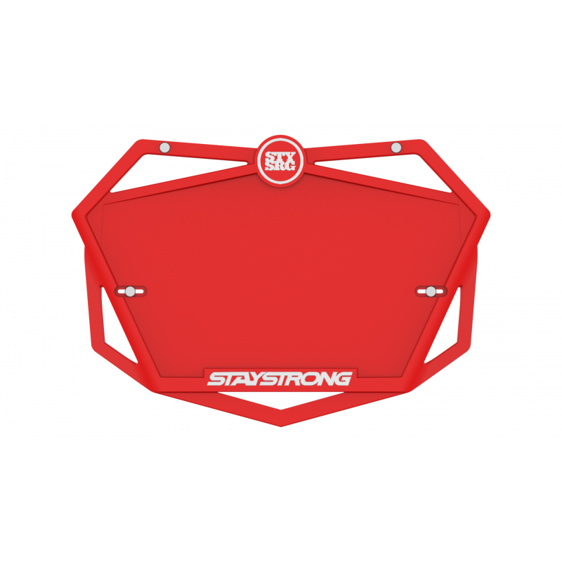 Plaque BMX Staytrong® SMALL - Rouge