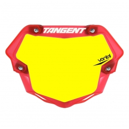 Plaque BMX Tangent® Ventril 3D Trans Small - Rouge Bmx Race