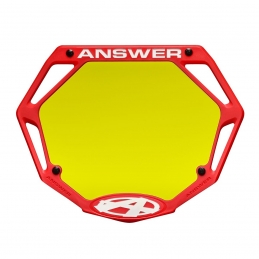 Plaque BMX Answer® 3D PRO - Rouge Bmx Race