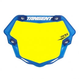 Plaque BMX Tangent® Ventril 3D Trans Pro - Bleu Bmx Race