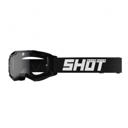 Masque Shot® Assault 2.0 Solid - Noir Brillant Bmx Race