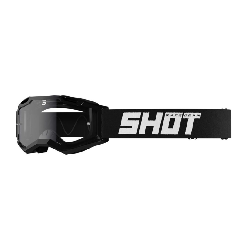 Masque Shot® Assault 2.0 Solid - Noir Brillant