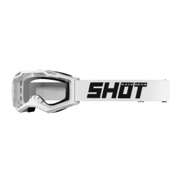 Masque Shot® Assault 2.0 Solid - Blanc Brillant Bmx Race