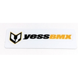 Sticker Yess - Noir et jaune