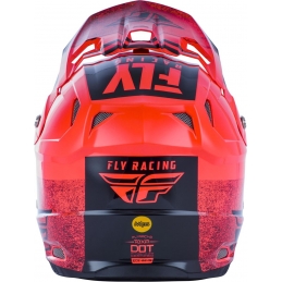 Casque intégral MIPS Fly® Toxin Embargo - Rouge/Noir