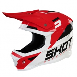 CASQUE SHOT FURIOUS CHASE RED/WHITE GLOSSY