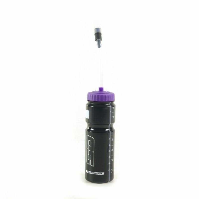 Gourde avec paille SD® V2 Noir / Violet Bmx Race