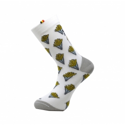 Chaussettes funny Rafalsocks® - Frites/Blanche