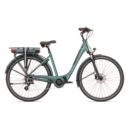 Vélo électrique Rock Machine® Cityride E200SD - Gris/vert Bmx