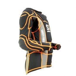 Gilet de protection S1® Defense Pro 1.0 - Noir/Orange Bmx Race