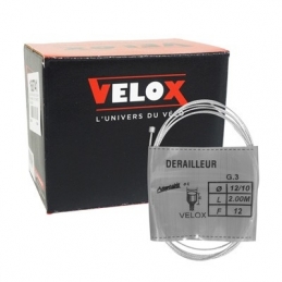 Câble de dérailleur Velox® 12-10x2,00m (A l'unité) Bmx Race
