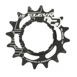 Pignon Elevn® Aluminium - Noir Bmx Race