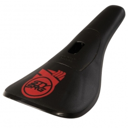 Selle BMX Staystrong® Fast chevron - Noir/Rouge