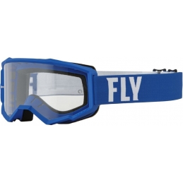 Masque Fly® Focus - Bleu/Blanc Bmx Race