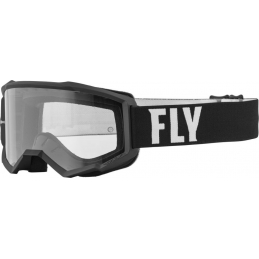 Masque Fly® Focus KID - Noir/Blanc Bmx Race