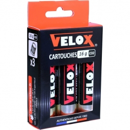 Cartouche CO2 Velox® - 16g (3 unités) Bmx Race