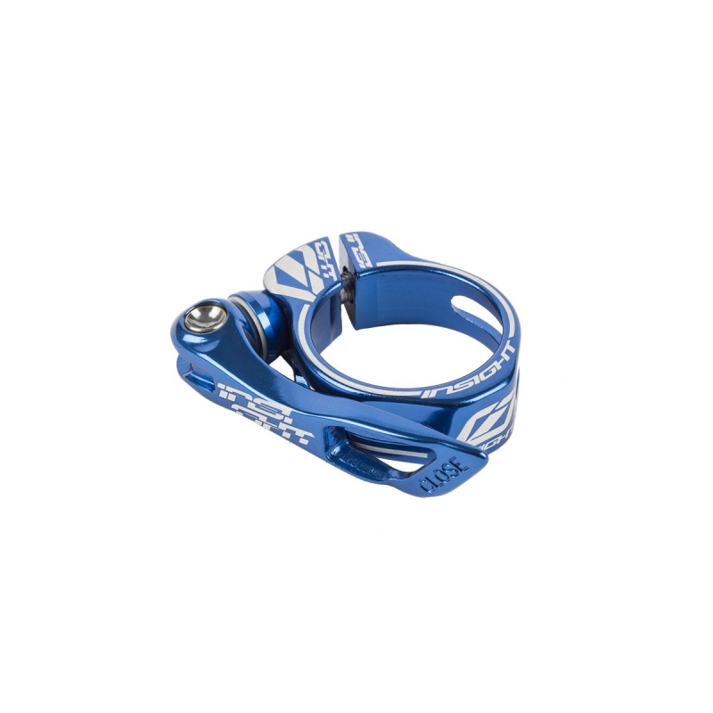 Collier de selle BMX Insight® 31.8mm - Bleu Bmx Race