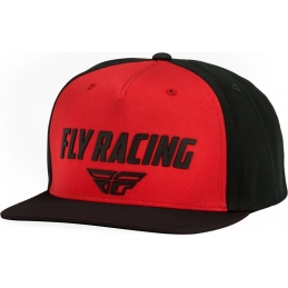 Casquette Fly Racing® Evo - Rouge/Noir Bmx Race