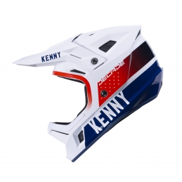 Casque intégral MIPS Kenny® Decade Graphic - Blanc/Bleu/Rouge