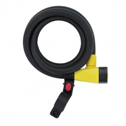 Antivol de vélo Auvray® Spiral à clef L1.5m D.15mm - Noir Bmx
