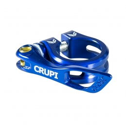 Collier de selle Crupi® 31.8mm - Bleu Bmx Race