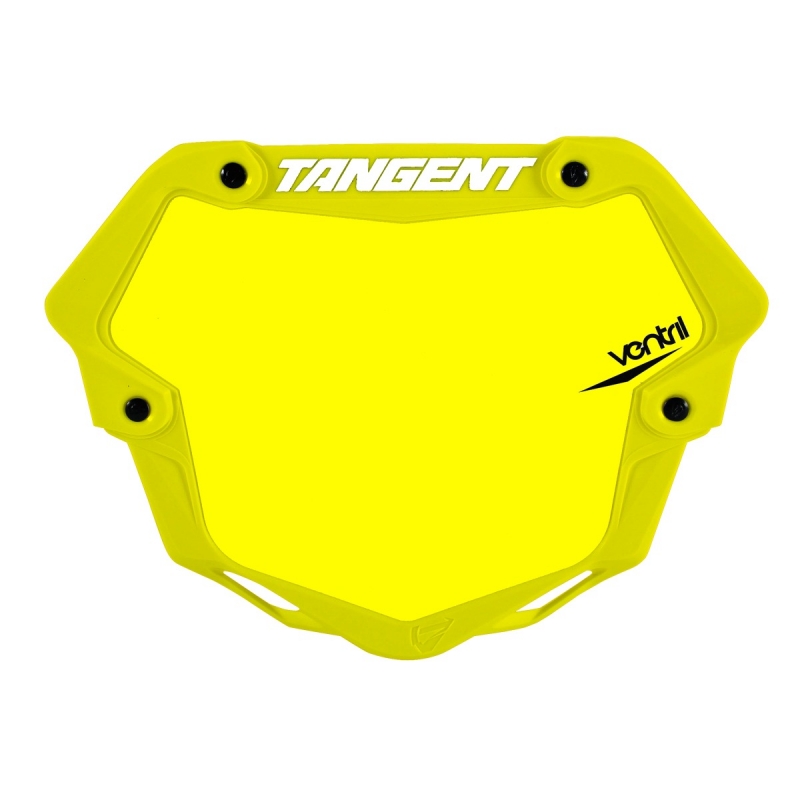 Plaque BMX Tangent® Ventril 3D Pro - Jaune Bmx Race