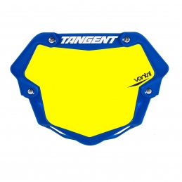 Plaque BMX Tangent® Ventril 3D pro - Bleu Bmx Race