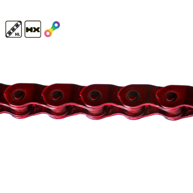 Chaine BMX YBN® MK918 3/32" - Rouge