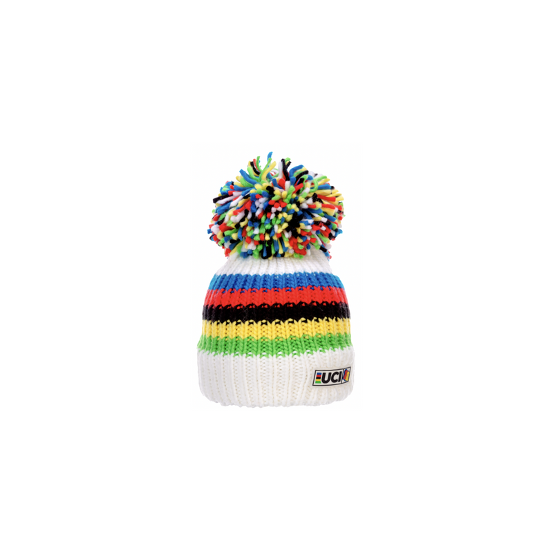 Bonnet Big Bobble® Rainbow KID - Blanc