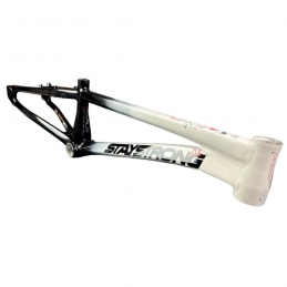 Cadre BMX Staystrong® For life V5 - Blanc/Noir Bmx Race
