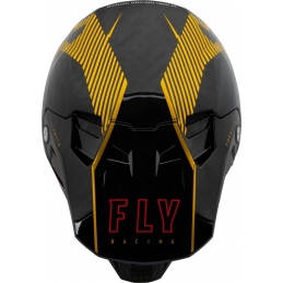 Casque intégral Fly® Formula Carbone Tracer - Or/Noir Bmx Race