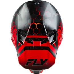 Casque intégral Fly® Formula CC Tektonic - Noir/Rouge Bmx Race