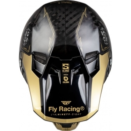 Casque intégral Fly® Formula S Carbon Legacy - Noir/Or Bmx Race