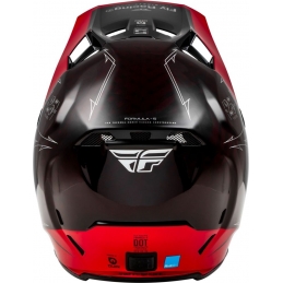 Casque intégral Fly® Formula S Carbon Legacy - Noir/Rouge Bmx