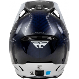 Casque intégral Fly® Formula S Carbon Legacy - Bleu/Gris Bmx