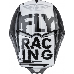 Casque intégral Fly® Kinetic Scan KID - Noir/Blanc Bmx Race