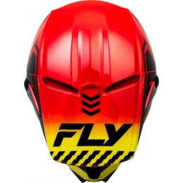 Casque intégral Fly® Kinetic Menace - Rouge/Jaune Bmx Race